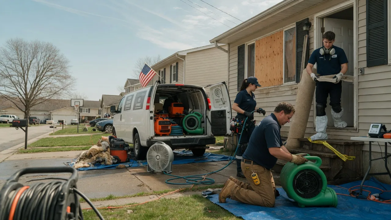 Water Damage Restoration in Brownstown, IN near me